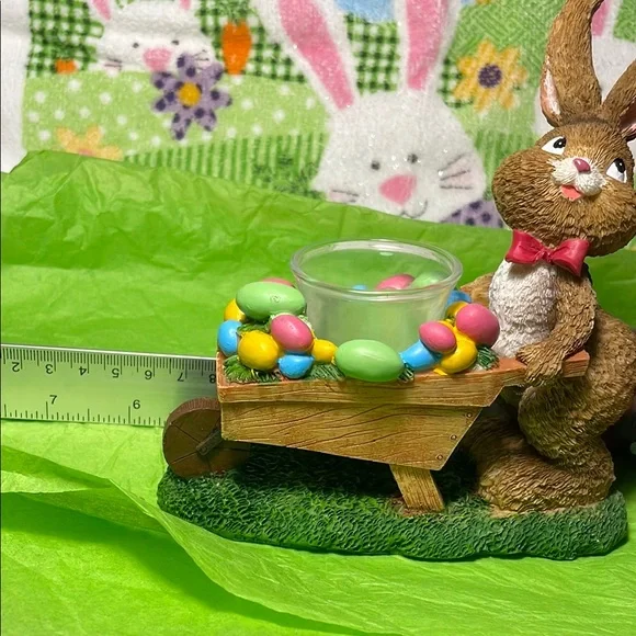 Easter Bunny and Carrot Candle Holder Set - Picture 14 of 14